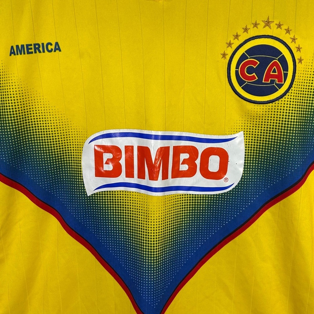 Club America Soccer Jersey Bimbo Yellow Futbol‎ Men's Size Medium